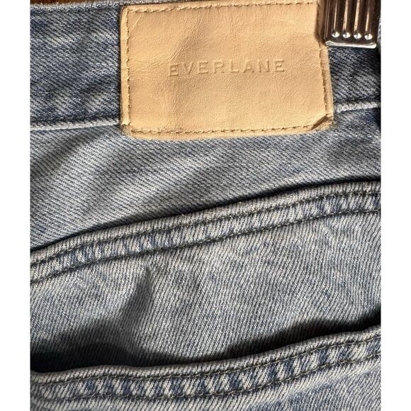 Everlane Sz 29 Curvy 90's Cheeky Straight Jeans Button Fly Organic Sustainable - Picture 5 of 7